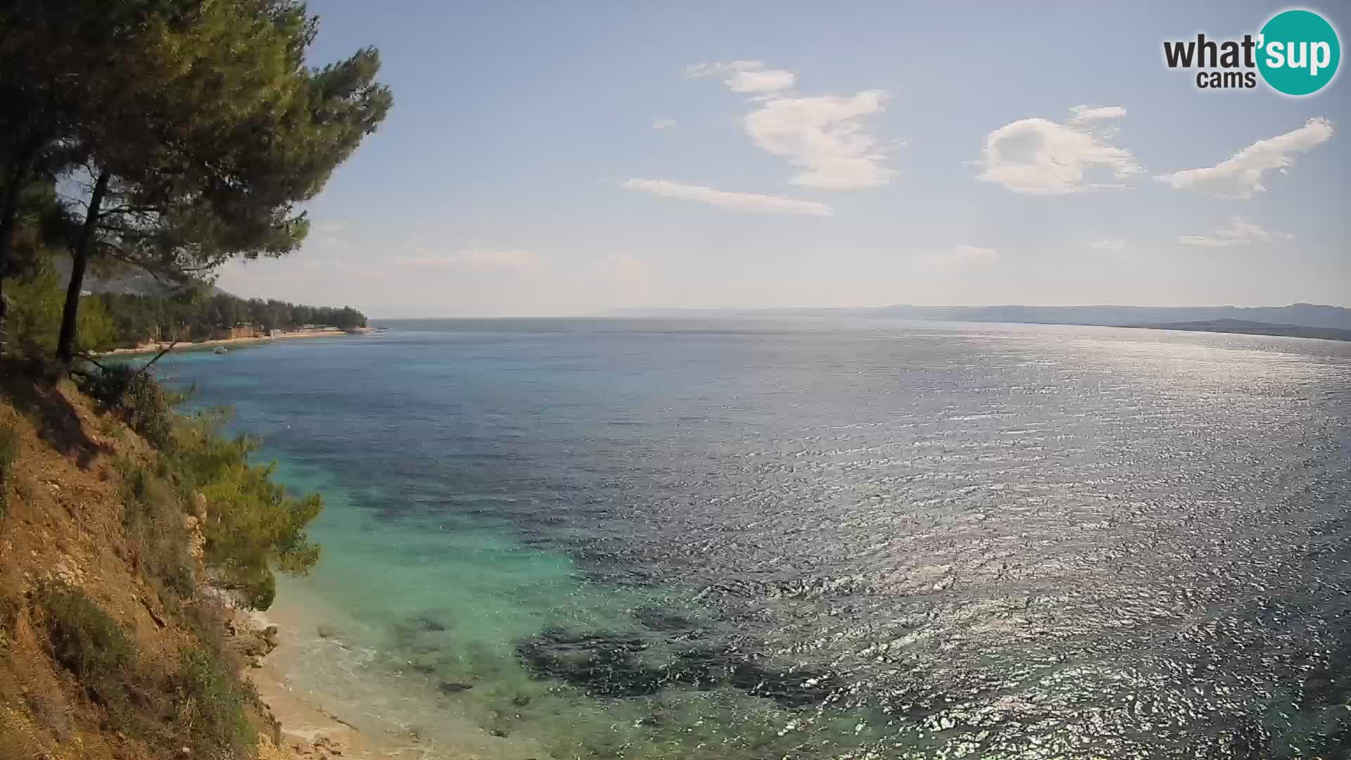Webcam Strand Potočine Bol – Liveblick auf Borak Beach, Insel Brač