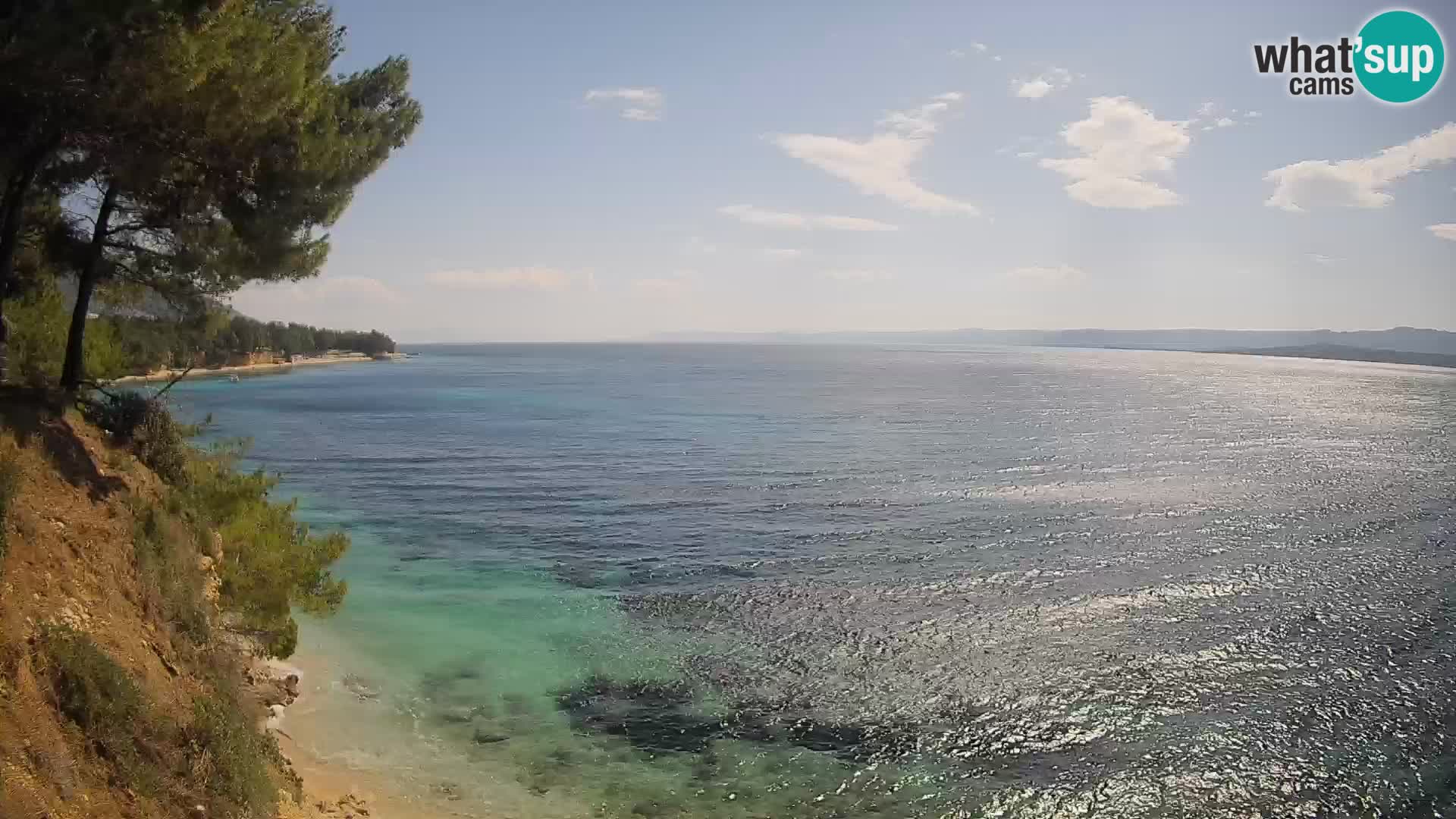 Webcam Playa Potočine Bol – Vista en vivo de Borak Beach, Isla de Brač