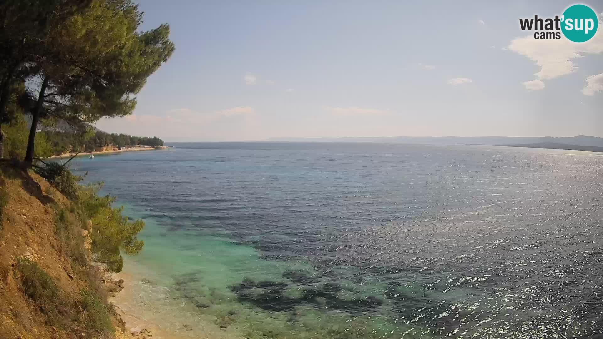 Webcam Potočine Beach Bol – Live View of Borak Beach, Brač Island