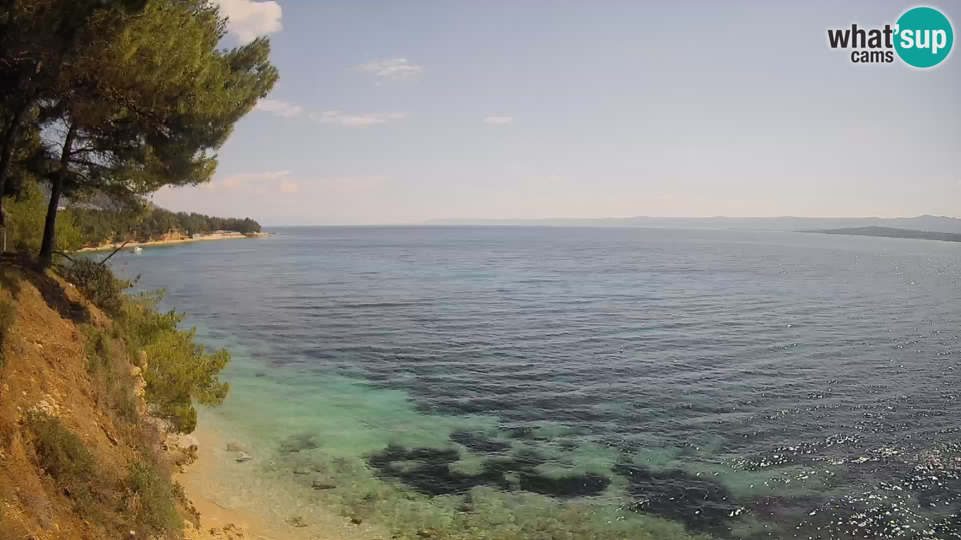 Webcam Strand Potočine Bol – Liveblick auf Borak Beach, Insel Brač