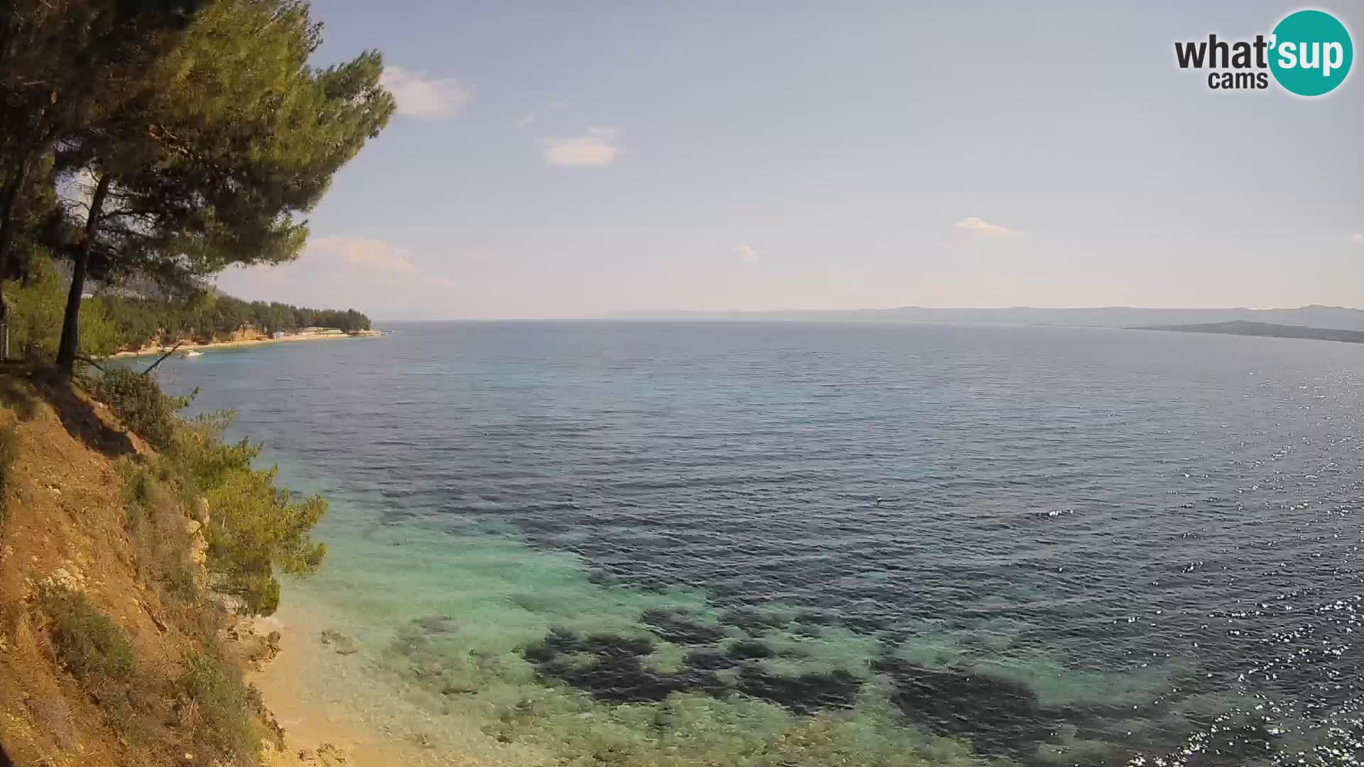 Webcam Playa Potočine Bol – Vista en vivo de Borak Beach, Isla de Brač
