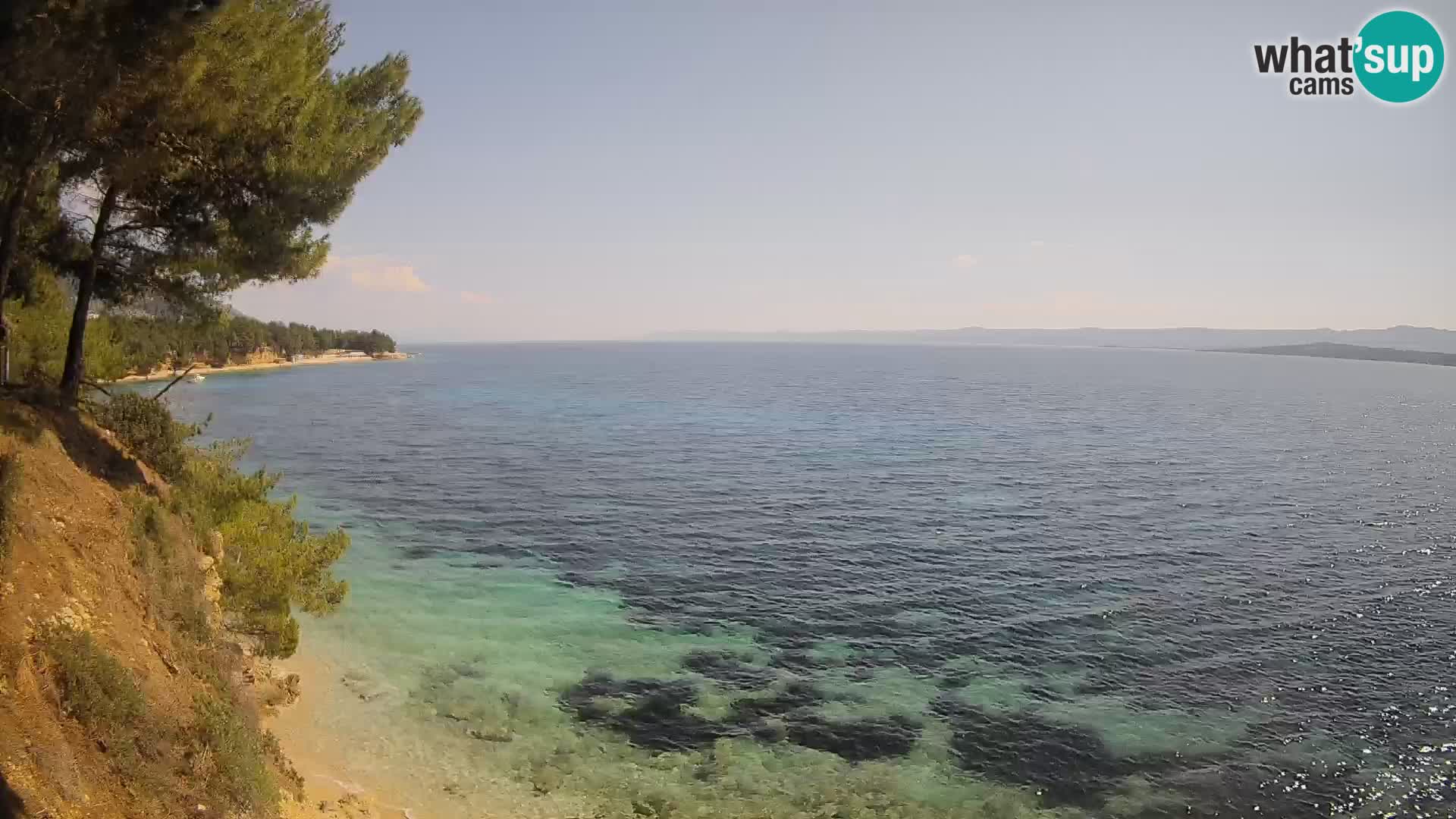 Webcam Potočine Beach Bol – Live View of Borak Beach, Brač Island