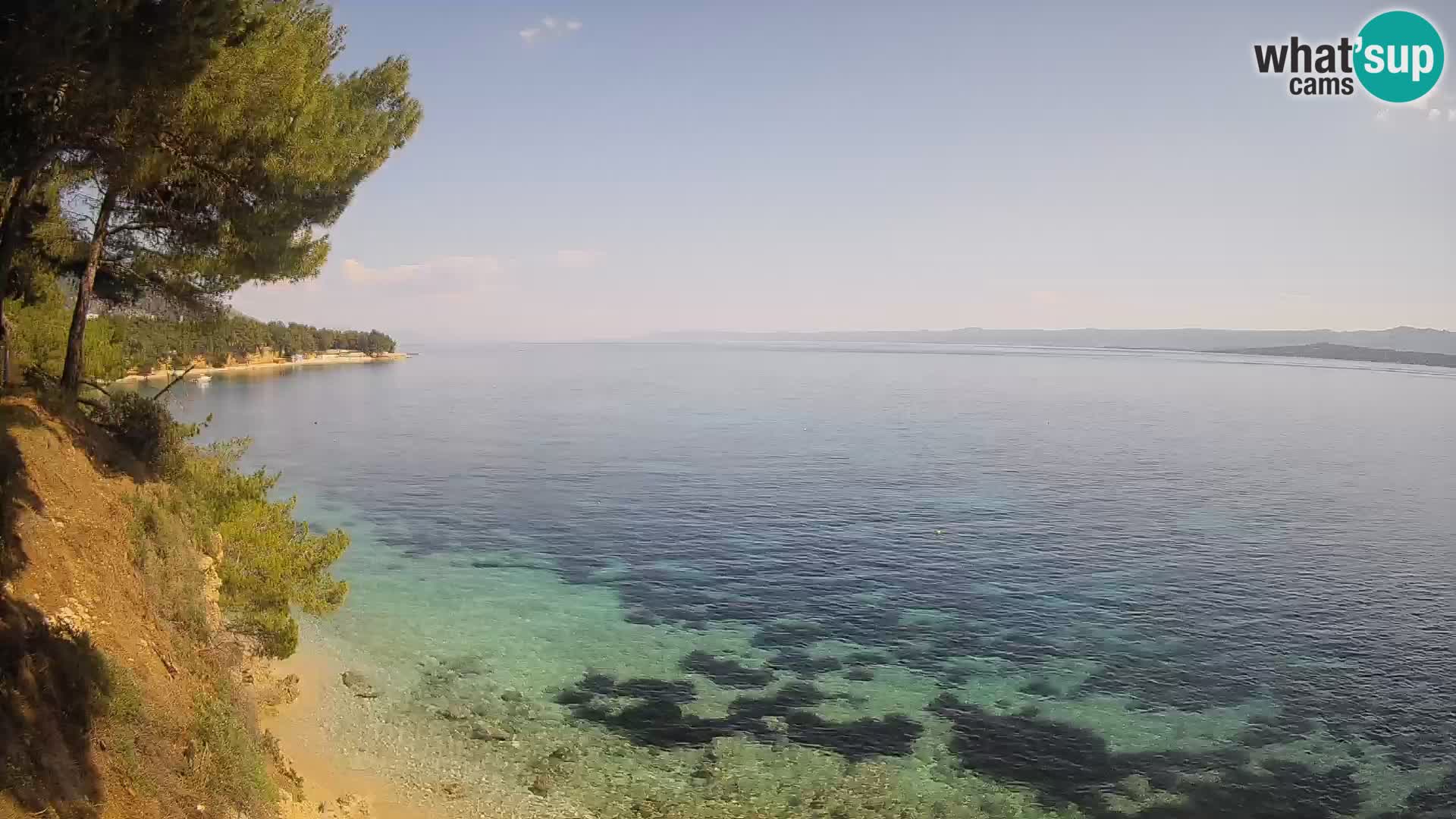 Webcam Strand Potočine Bol – Liveblick auf Borak Beach, Insel Brač