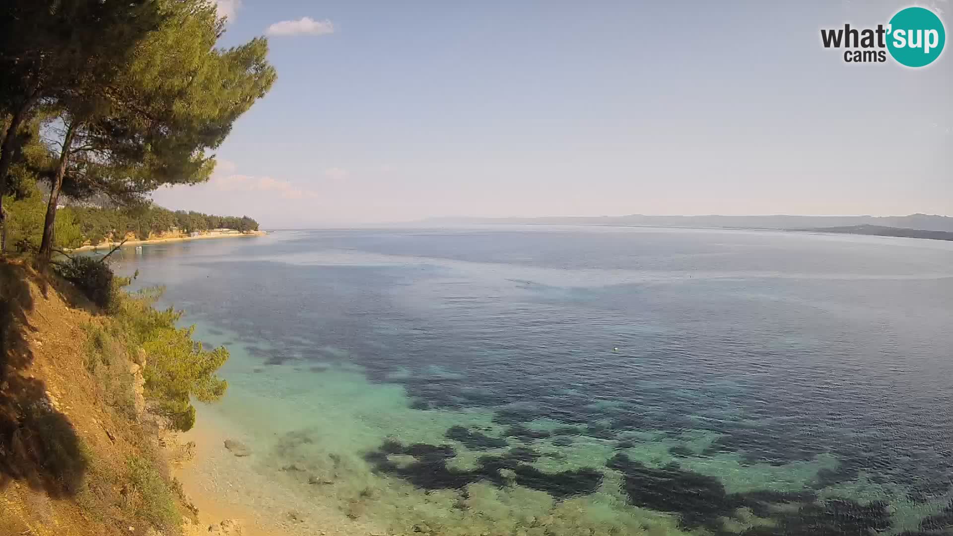 Webcam Playa Potočine Bol – Vista en vivo de Borak Beach, Isla de Brač
