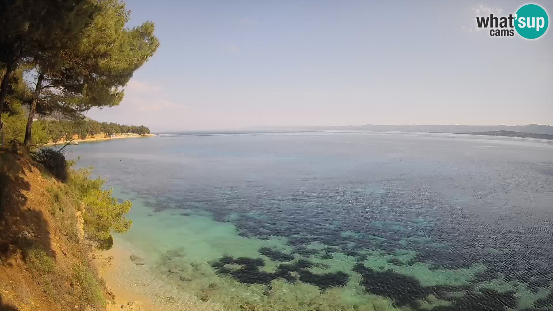 Webcam plage Potočine Bol – Vue en direct sur Borak Beach, île de Brač