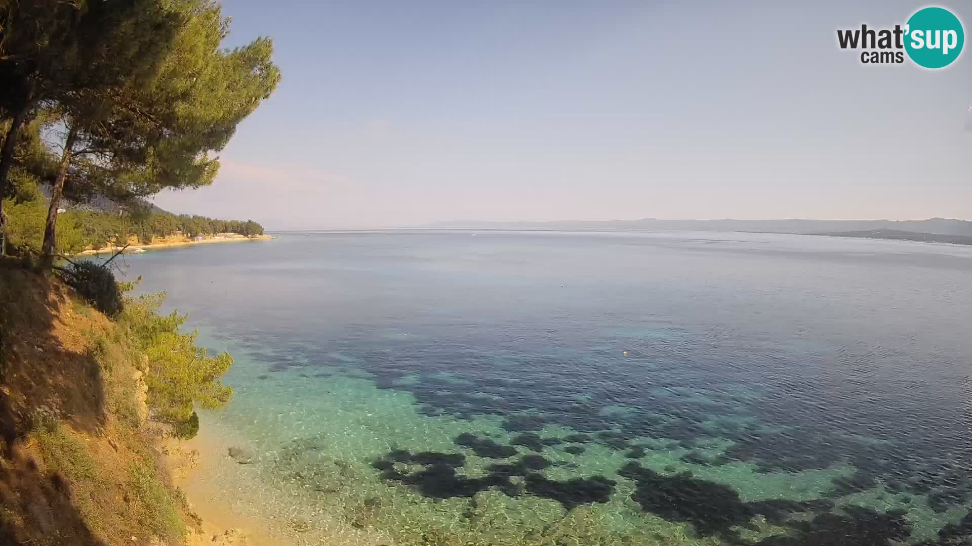 Webcam Strand Potočine Bol – Liveblick auf Borak Beach, Insel Brač