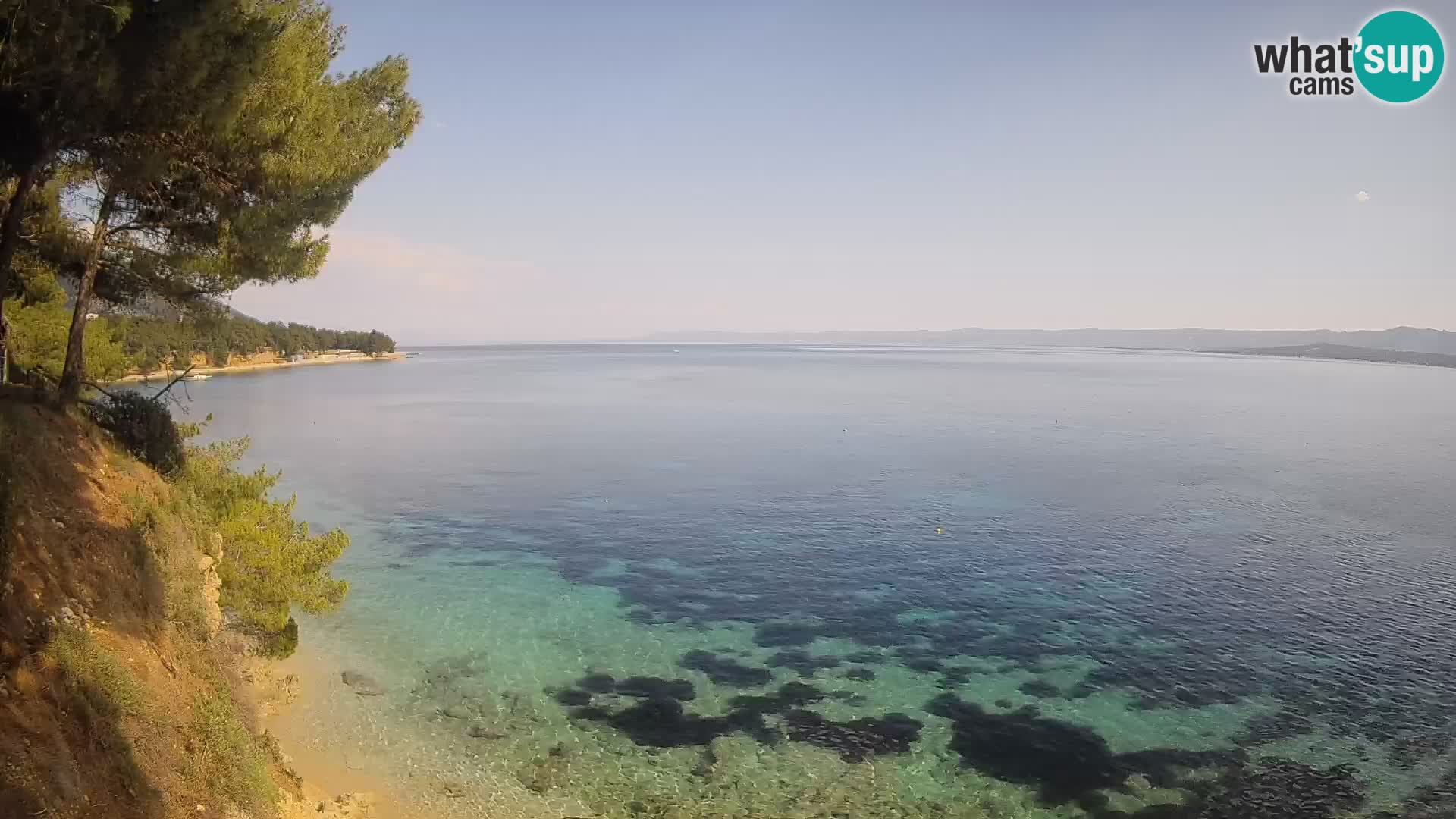 Webcam Playa Potočine Bol – Vista en vivo de Borak Beach, Isla de Brač