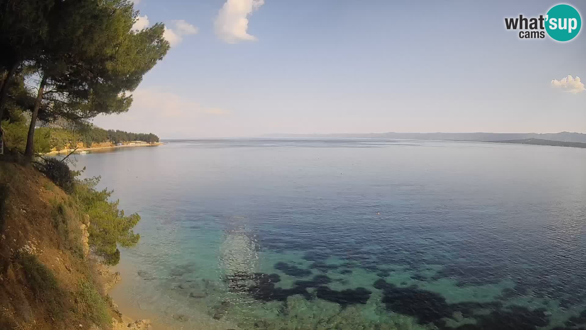 Webcam Playa Potočine Bol – Vista en vivo de Borak Beach, Isla de Brač