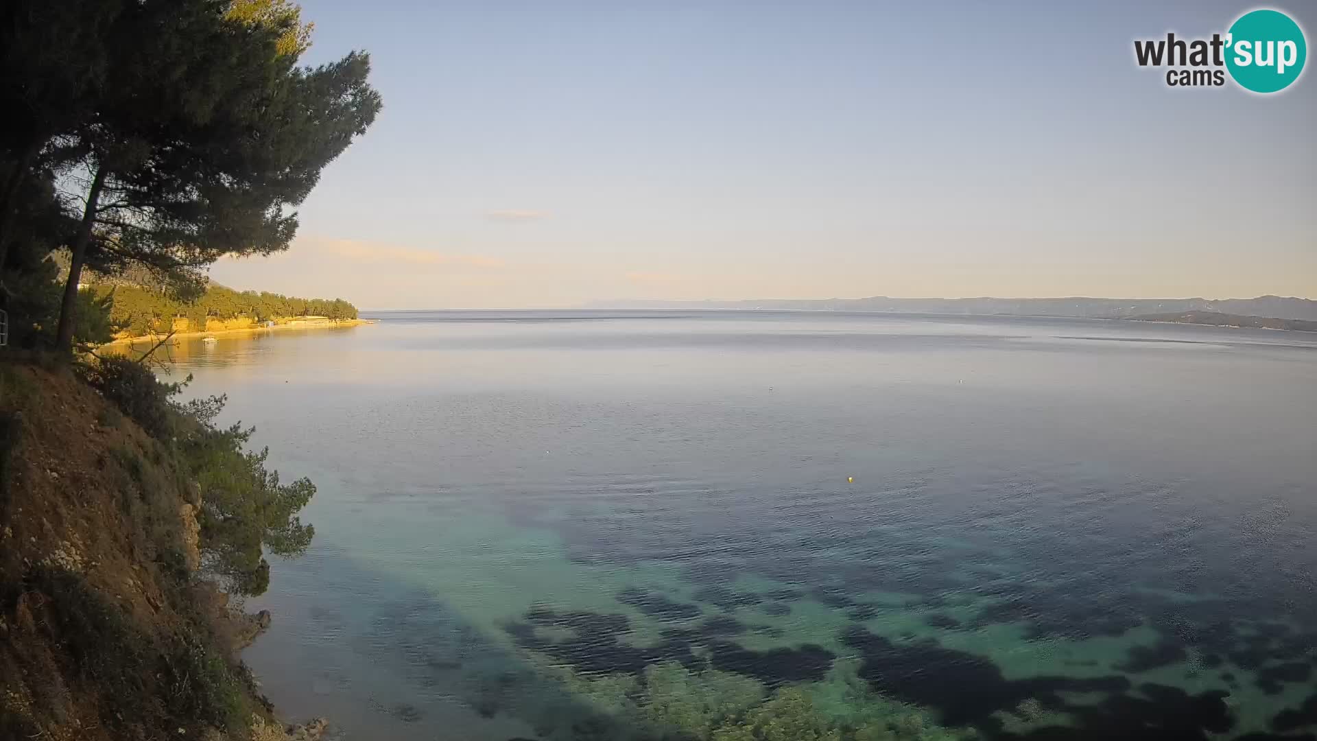 Webcam Strand Potočine Bol – Liveblick auf Borak Beach, Insel Brač
