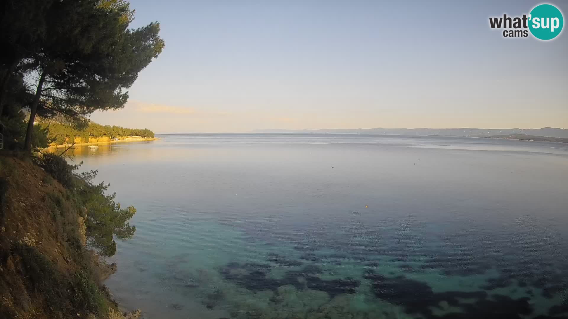 Webcam Playa Potočine Bol – Vista en vivo de Borak Beach, Isla de Brač