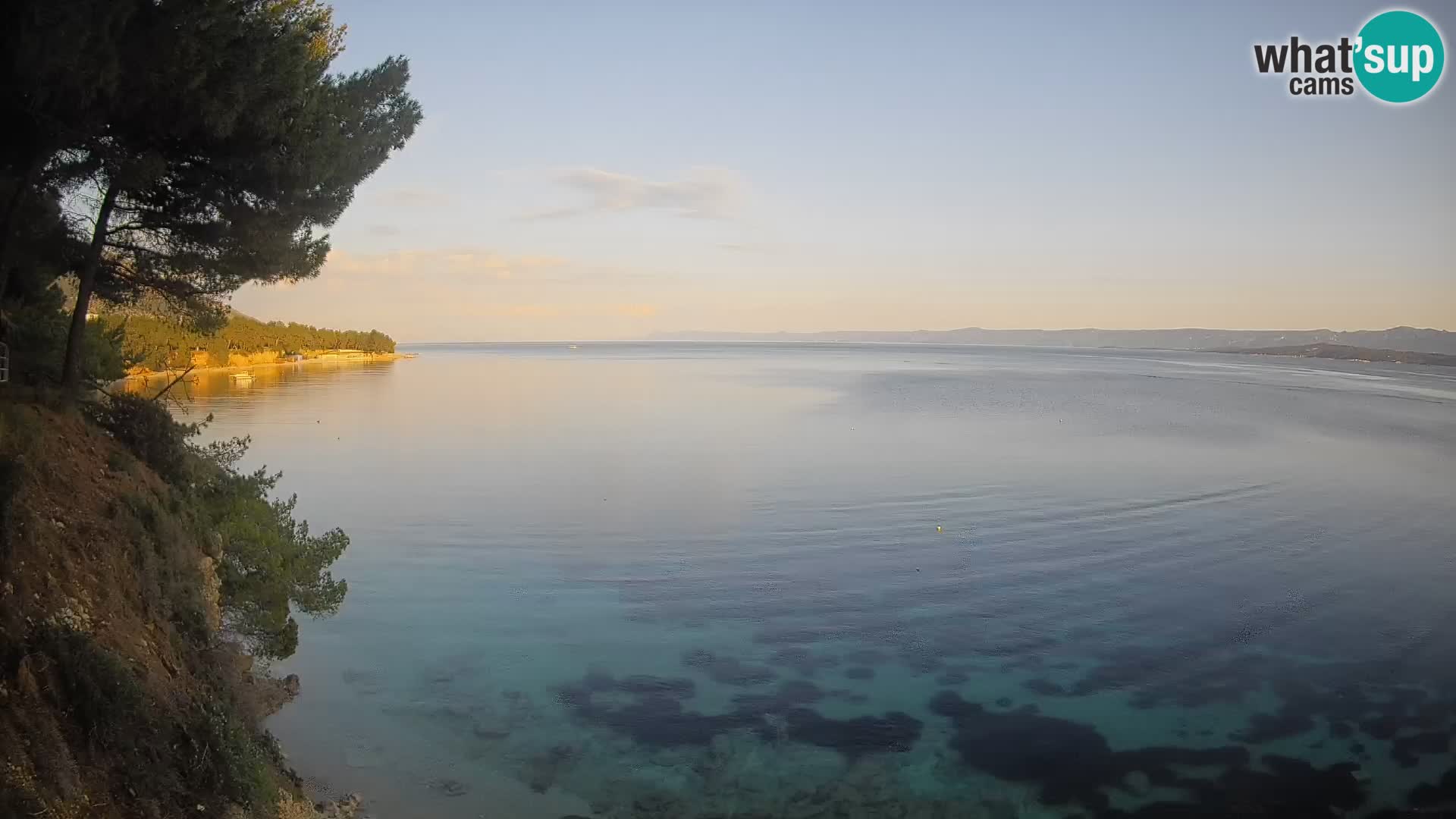 Web kamera Potočine Bol – Pogled uživo na plažu Borak, otok Brač