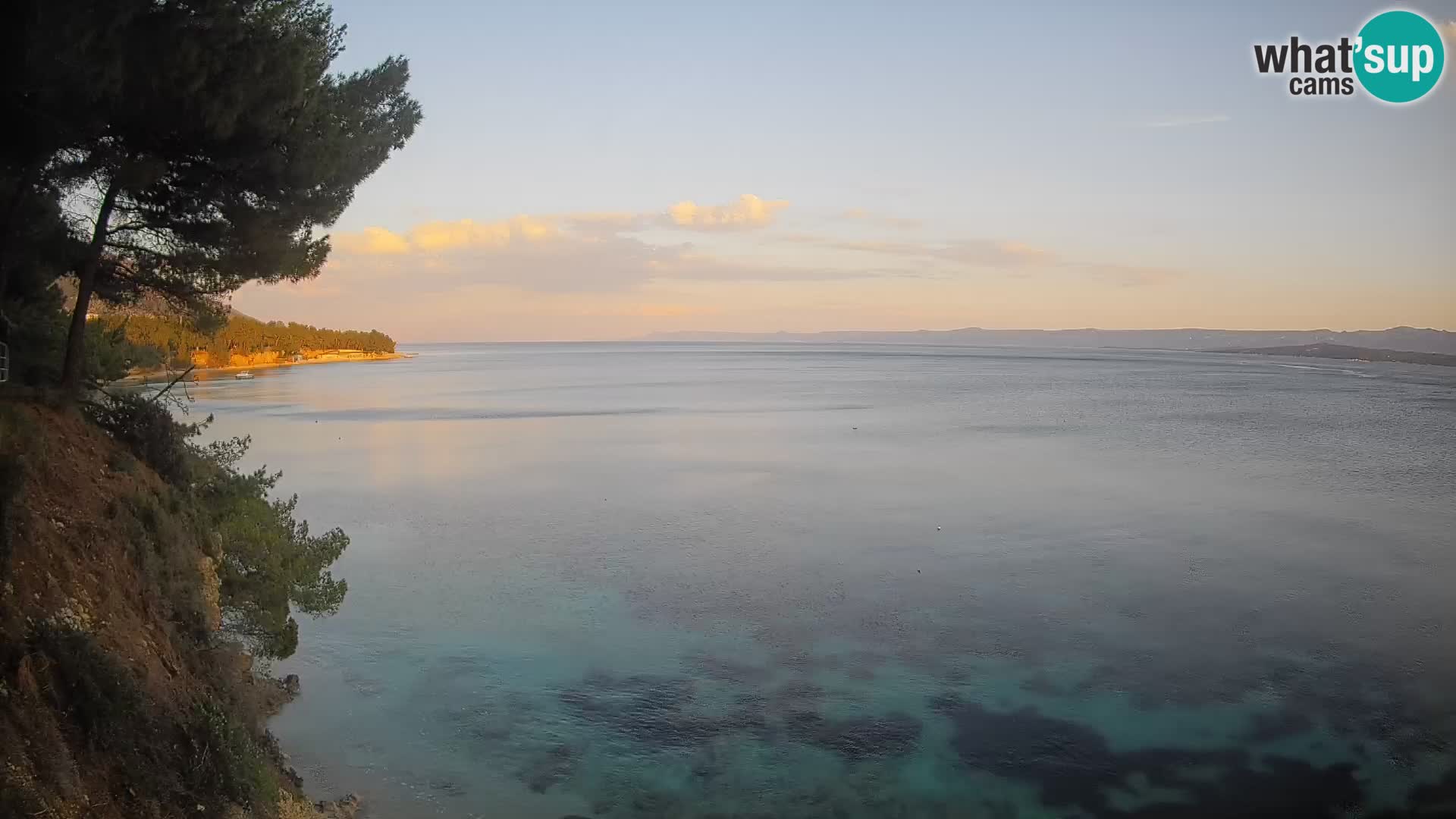 Webcam Playa Potočine Bol – Vista en vivo de Borak Beach, Isla de Brač