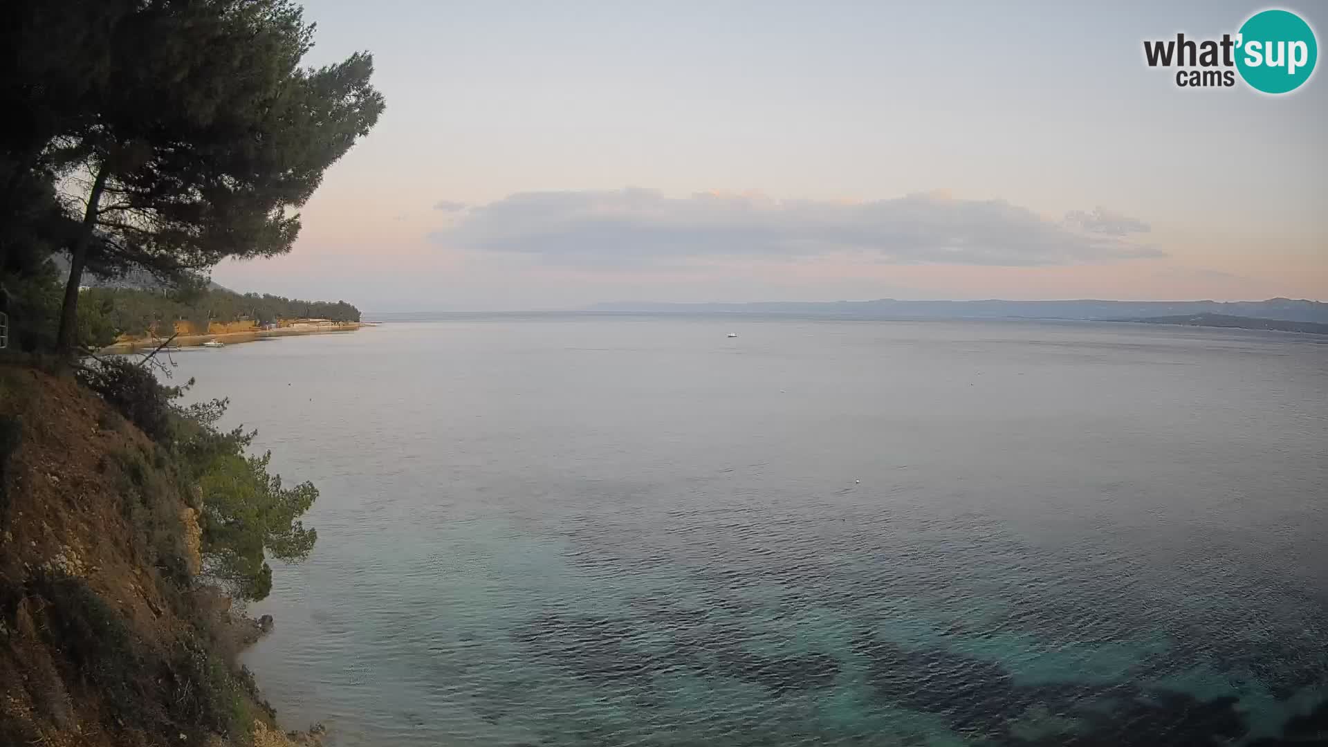 Webcam Potočine Beach Bol – Live View of Borak Beach, Brač Island