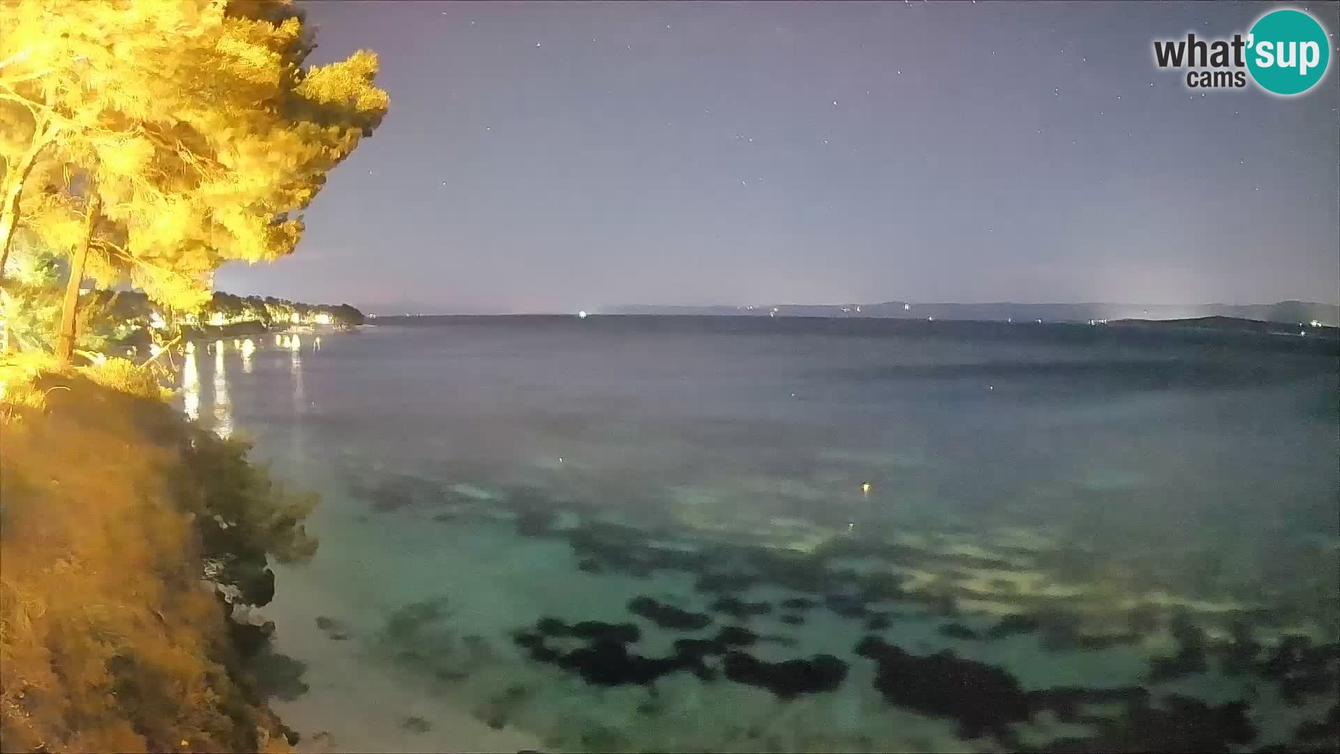 Webcam Potočine Beach Bol – Live View of Borak Beach, Brač Island