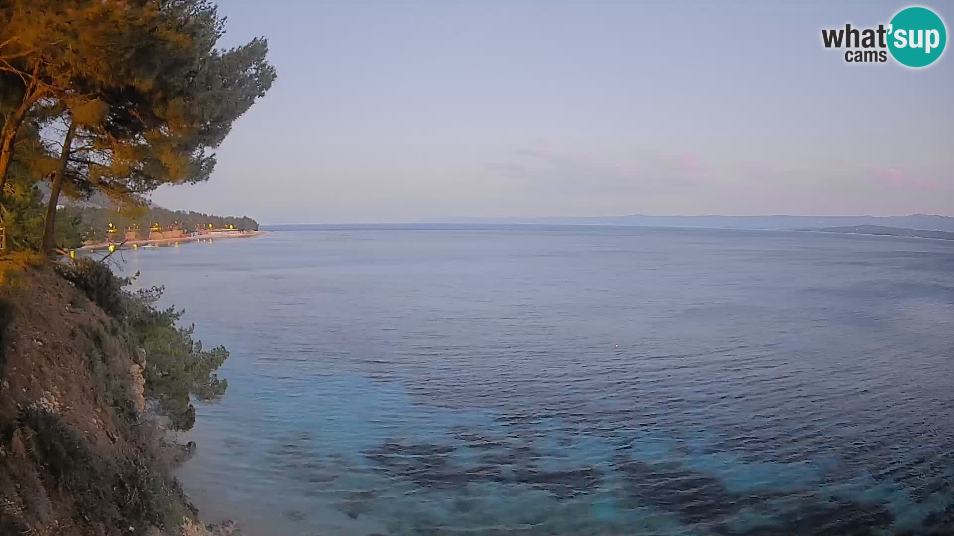 Webcam Strand Potočine Bol – Liveblick auf Borak Beach, Insel Brač