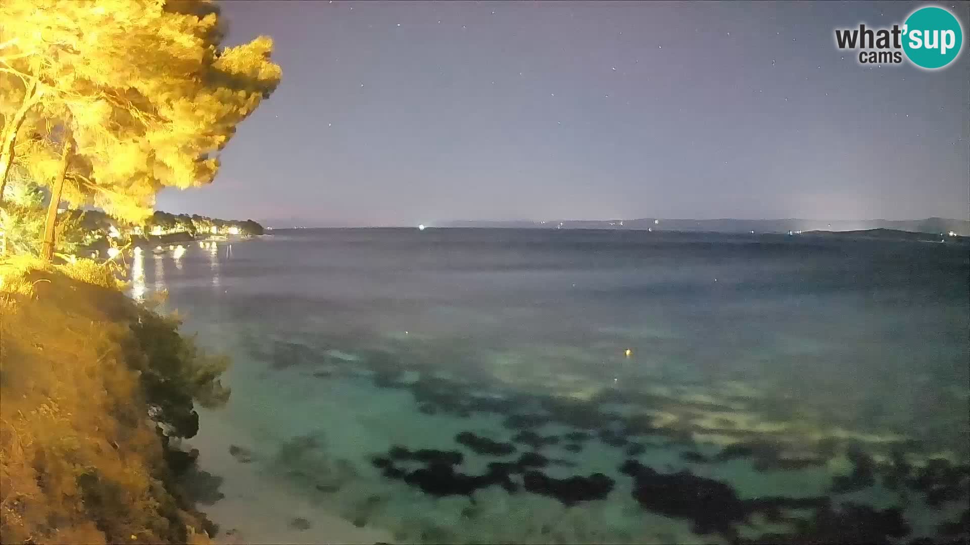Webcam Strand Potočine Bol – Liveblick auf Borak Beach, Insel Brač