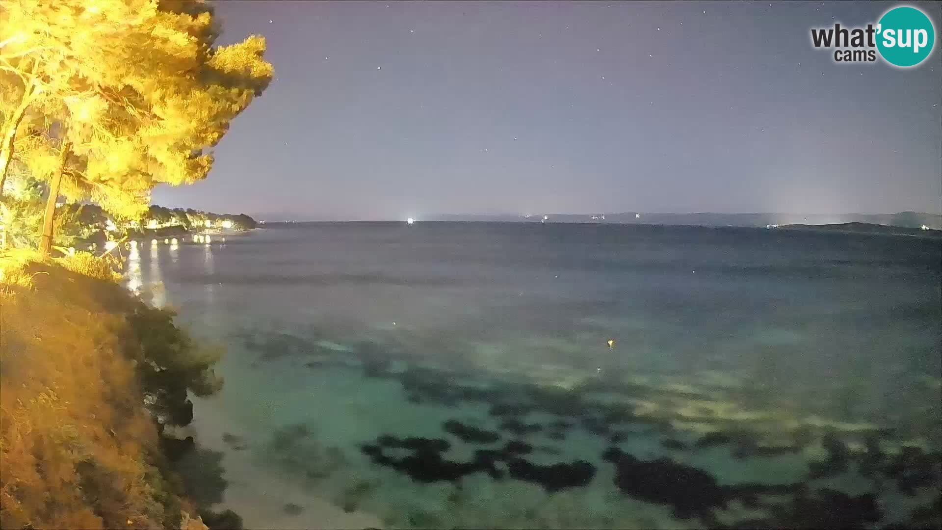 Webcam Strand Potočine Bol – Liveblick auf Borak Beach, Insel Brač