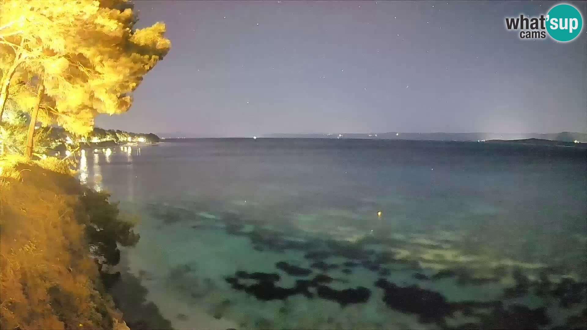 Webcam Potočine Beach Bol – Live View of Borak Beach, Brač Island