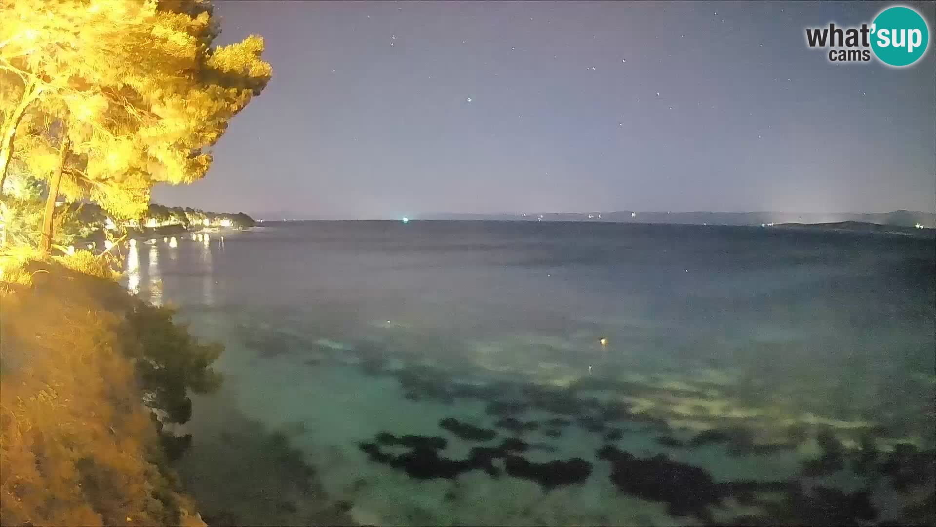 Webcam Potočine Beach Bol – Live View of Borak Beach, Brač Island