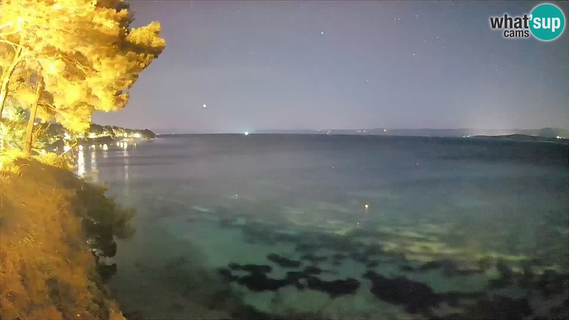 Webcam Playa Potočine Bol – Vista en vivo de Borak Beach, Isla de Brač