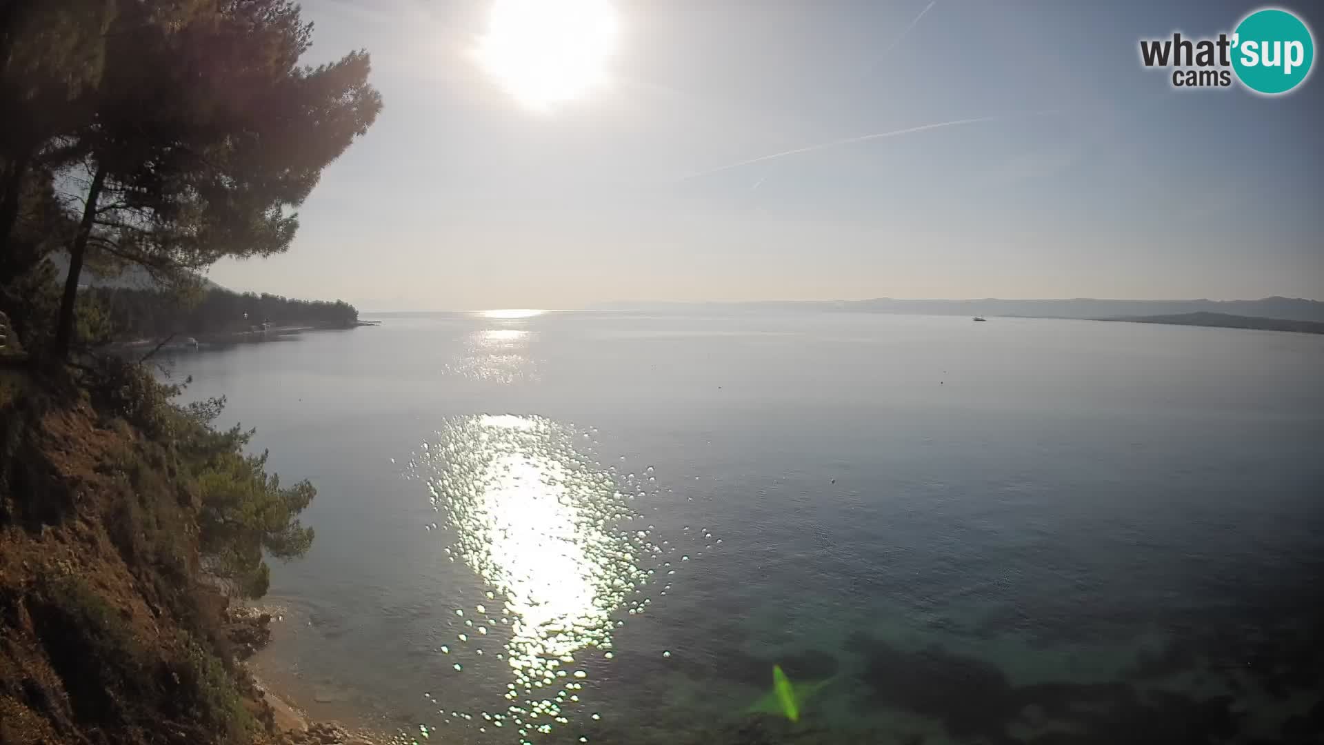Webcam Playa Potočine Bol – Vista en vivo de Borak Beach, Isla de Brač