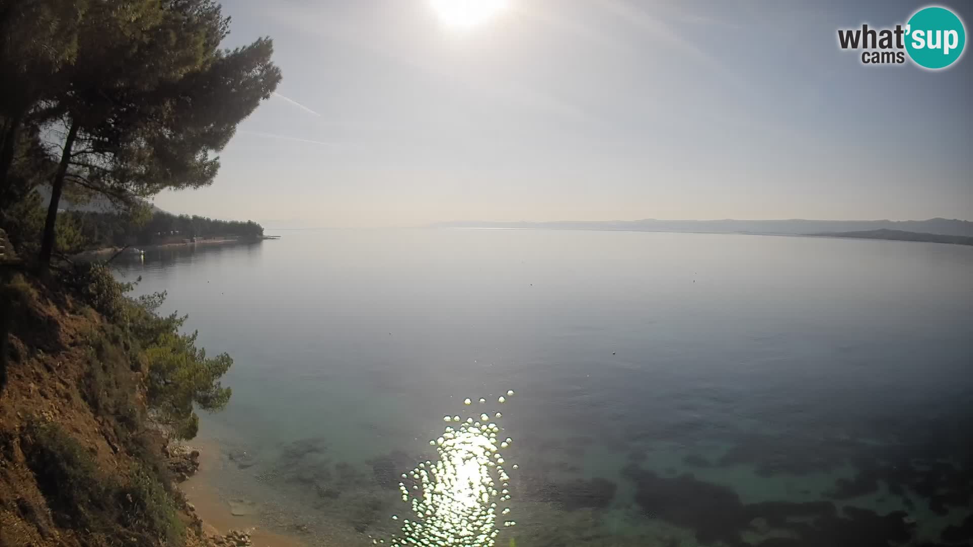 Webcam Potočine Beach Bol – Live View of Borak Beach, Brač Island