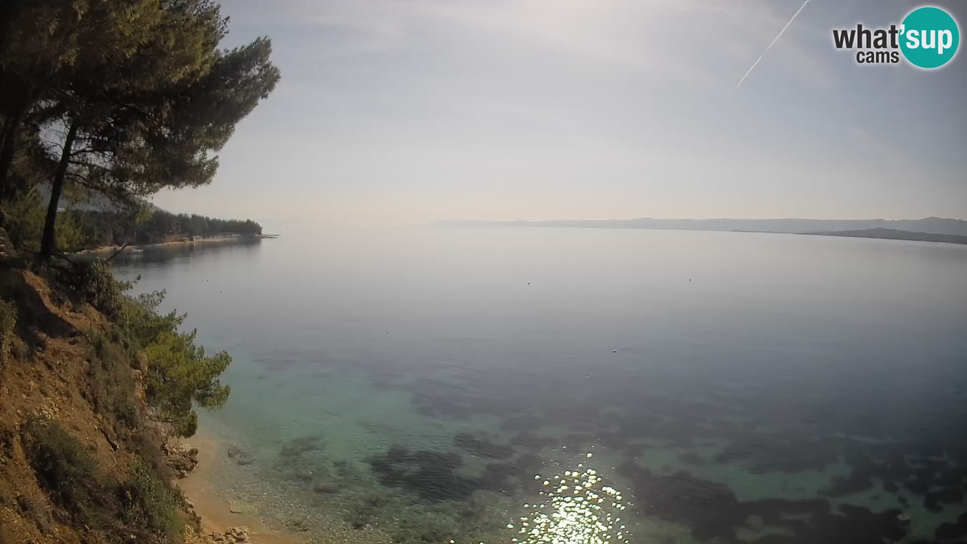 Webcam Potočine Beach Bol – Live View of Borak Beach, Brač Island