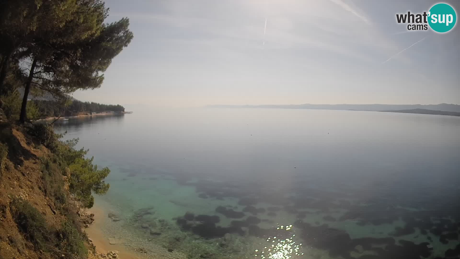 Webcam Playa Potočine Bol – Vista en vivo de Borak Beach, Isla de Brač
