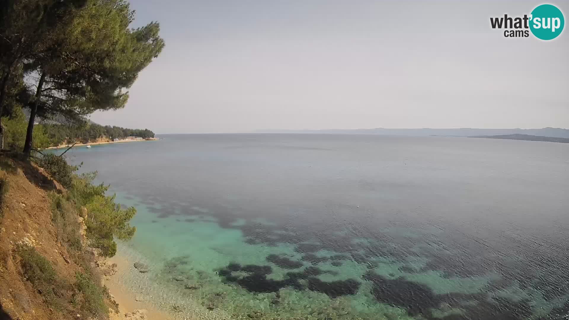 Webcam Strand Potočine Bol – Liveblick auf Borak Beach, Insel Brač