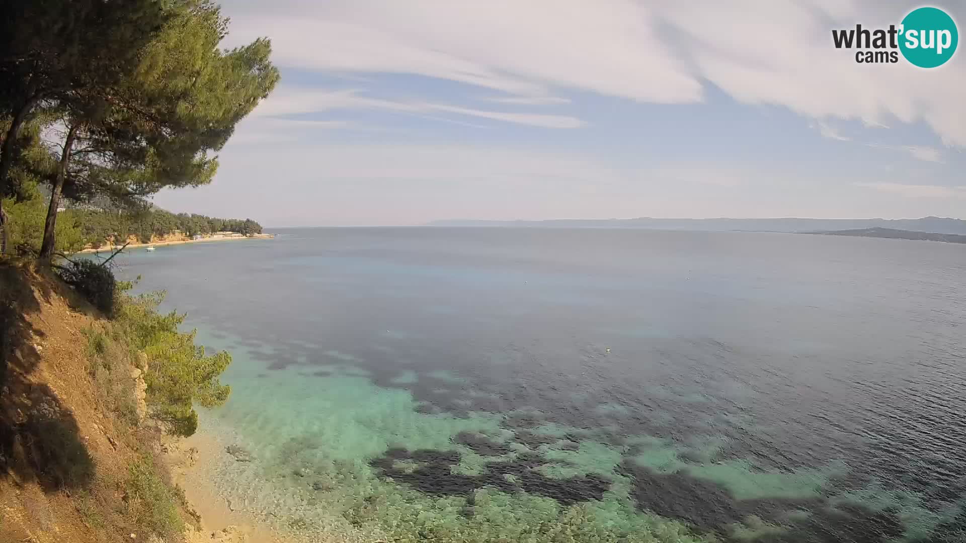 Webcam plage Potočine Bol – Vue en direct sur Borak Beach, île de Brač