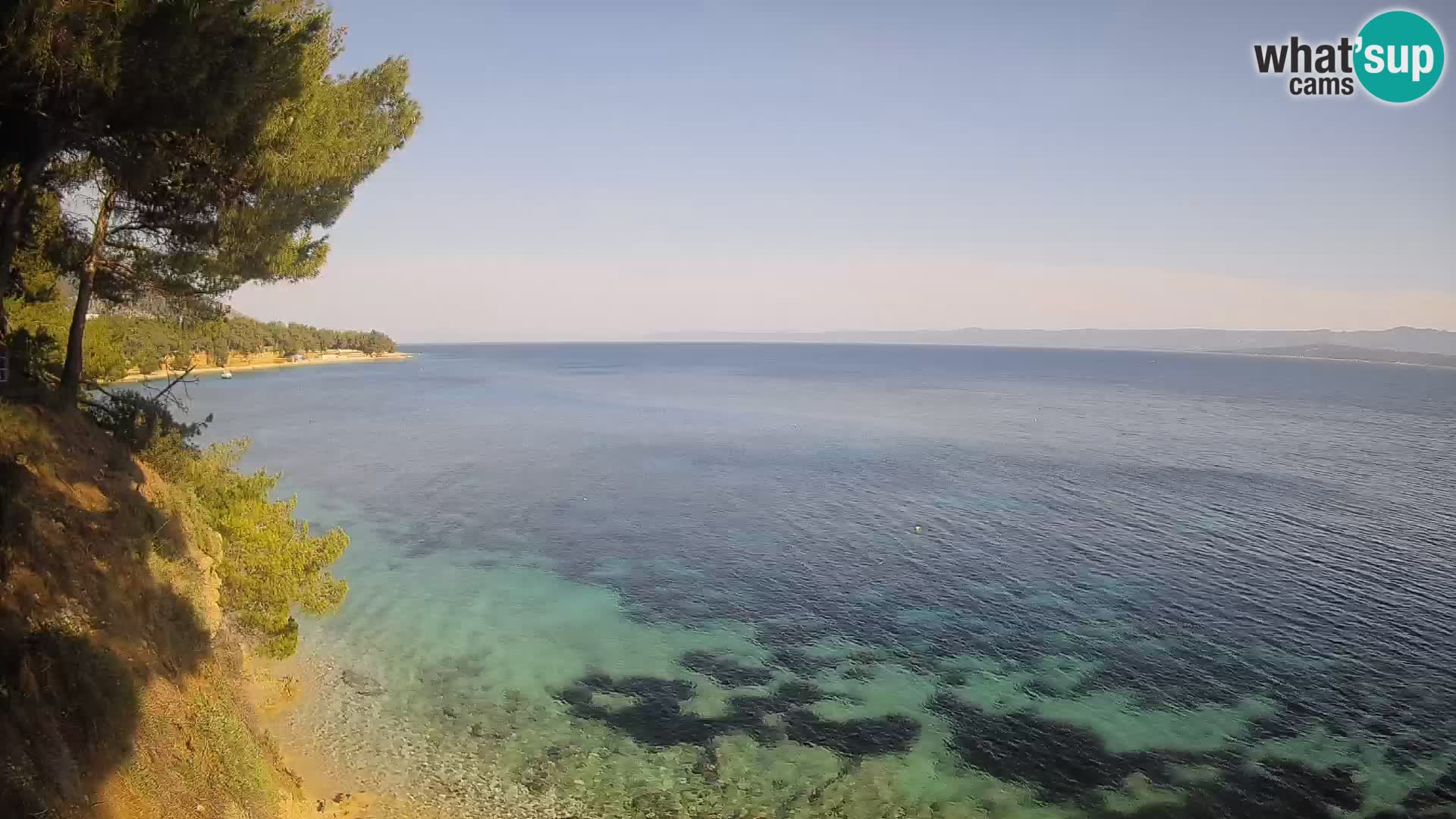 Webcam Potočine Beach Bol – Live View of Borak Beach, Brač Island