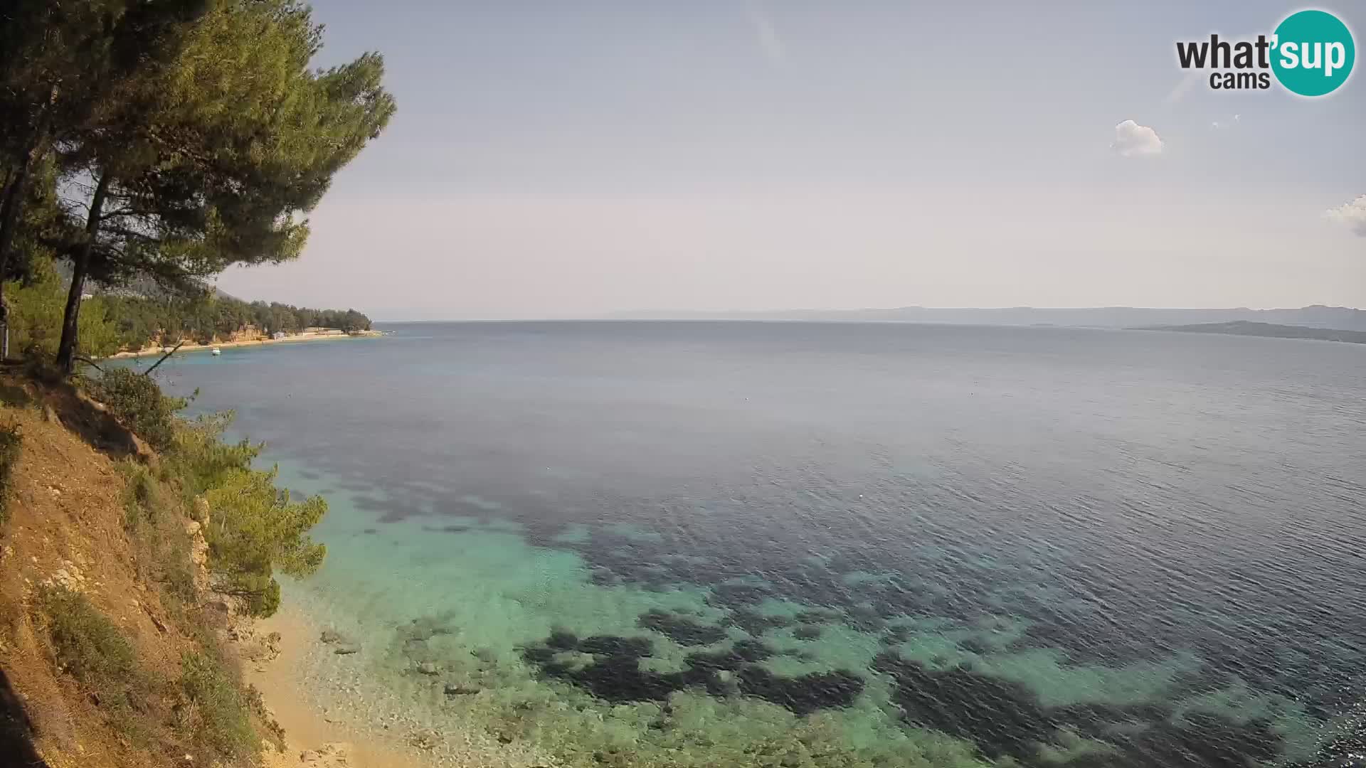 Webcam Strand Potočine Bol – Liveblick auf Borak Beach, Insel Brač