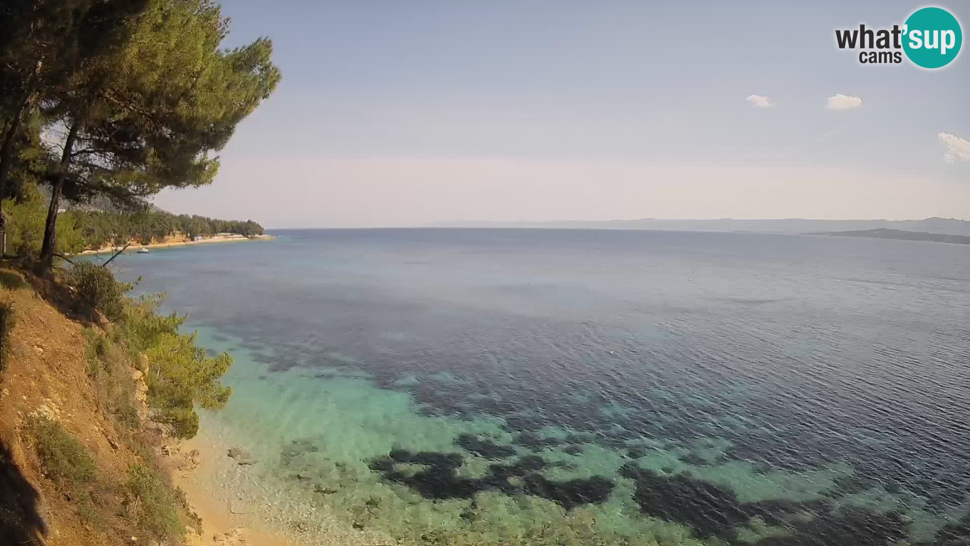 Webcam Strand Potočine Bol – Liveblick auf Borak Beach, Insel Brač