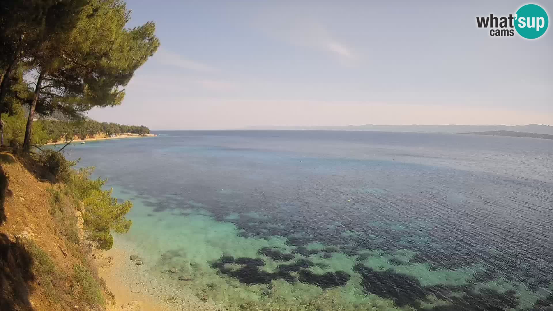 Webcam Potočine Beach Bol – Live View of Borak Beach, Brač Island
