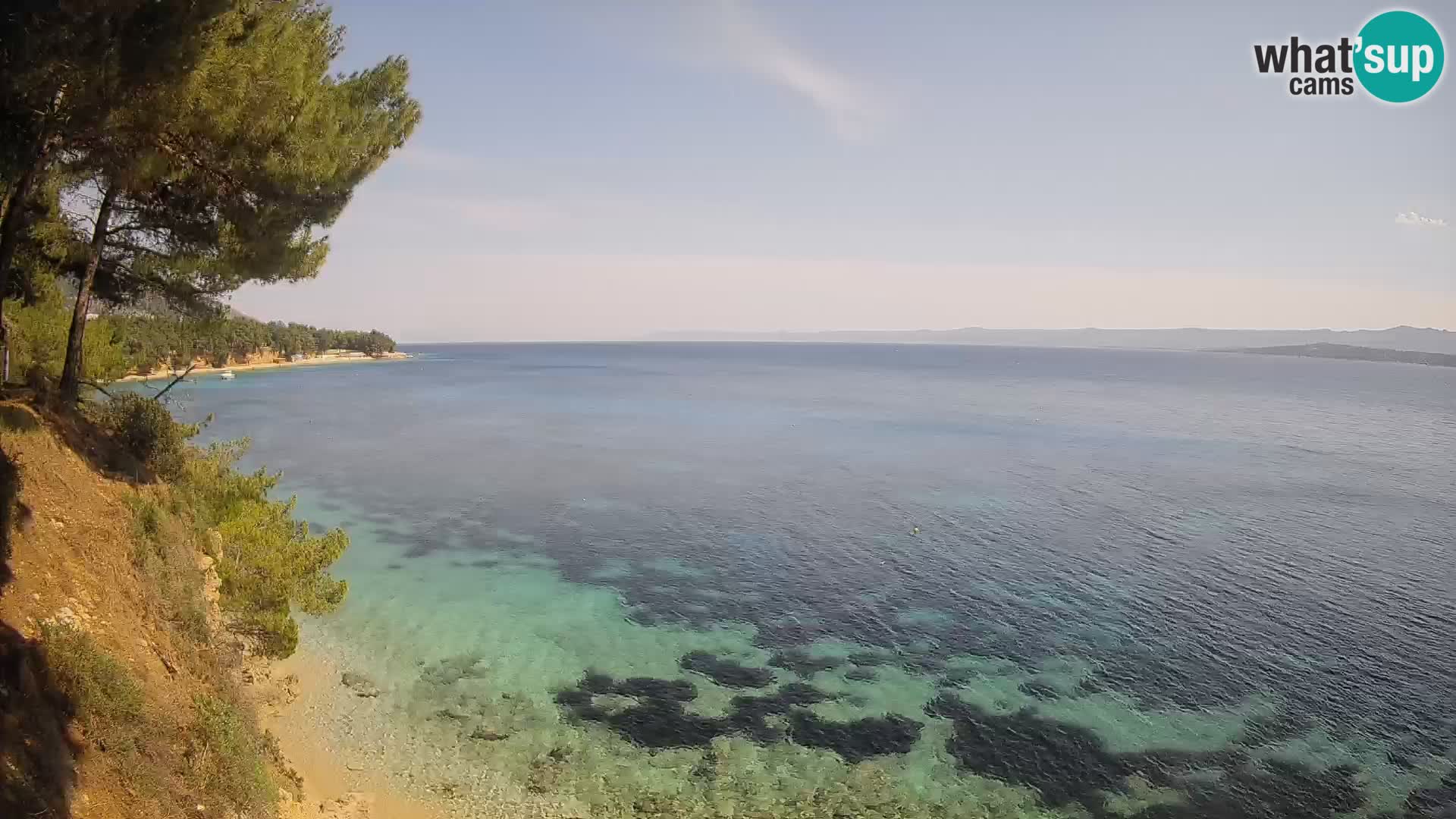 Webcam Strand Potočine Bol – Liveblick auf Borak Beach, Insel Brač
