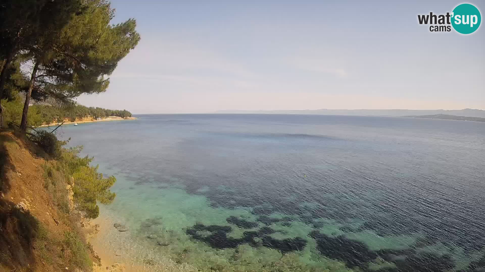 Webcam Playa Potočine Bol – Vista en vivo de Borak Beach, Isla de Brač