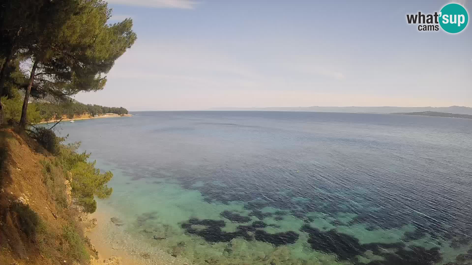Webcam Playa Potočine Bol – Vista en vivo de Borak Beach, Isla de Brač