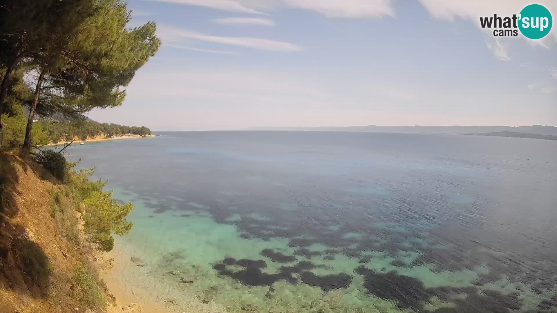Webcam Playa Potočine Bol – Vista en vivo de Borak Beach, Isla de Brač