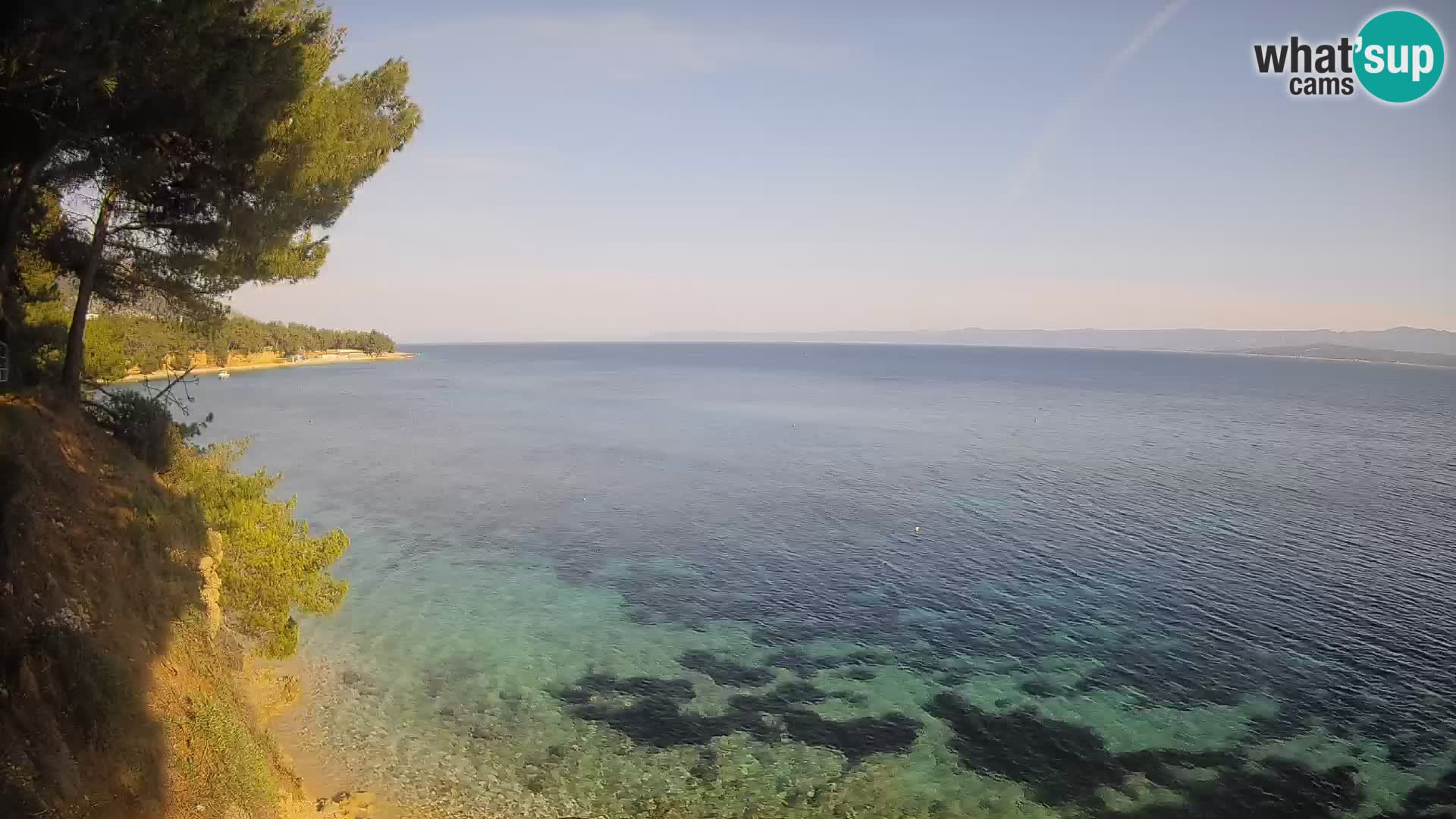 Webcam Potočine Beach Bol – Live View of Borak Beach, Brač Island