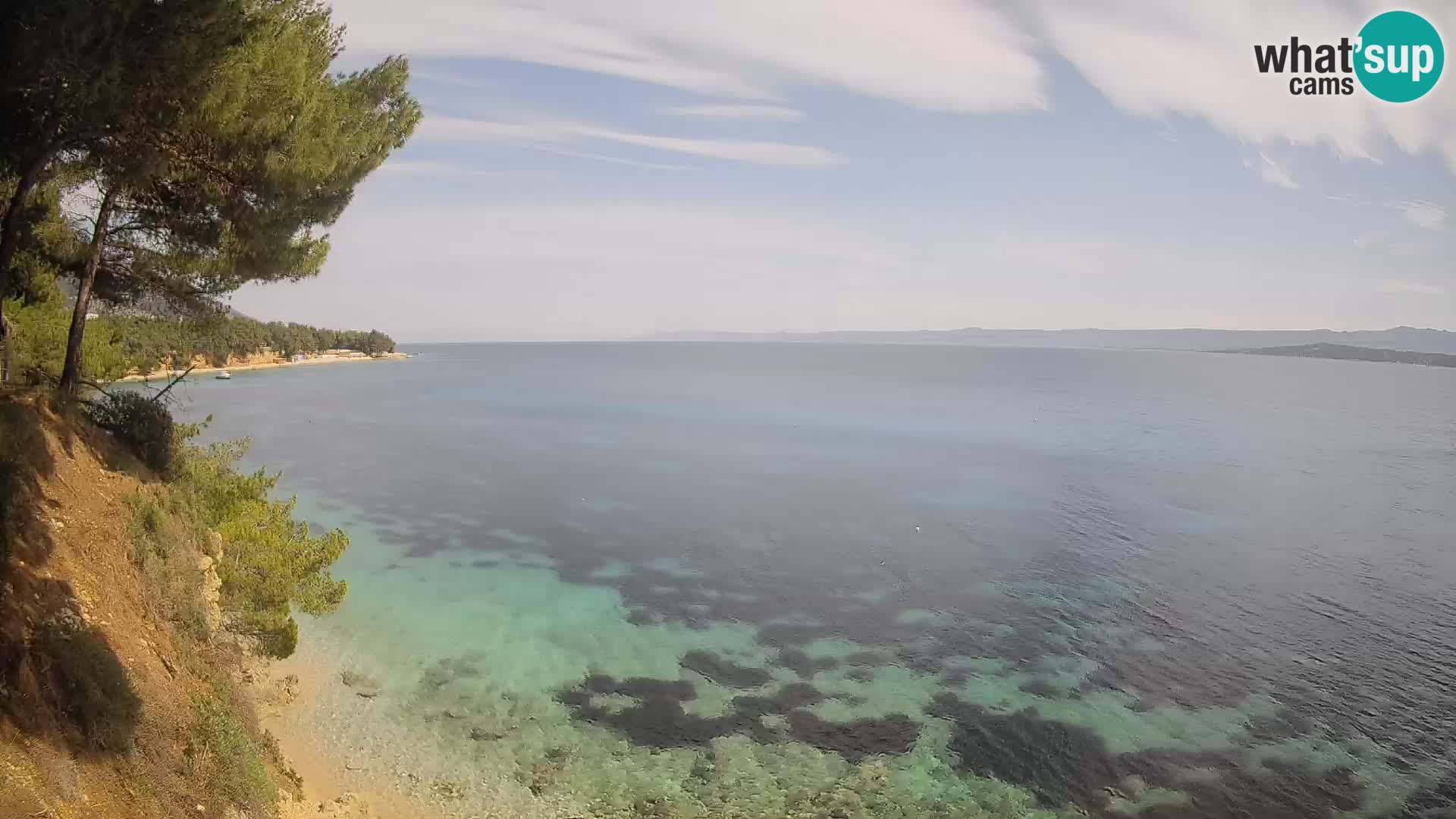 Webcam Potočine Beach Bol – Live View of Borak Beach, Brač Island