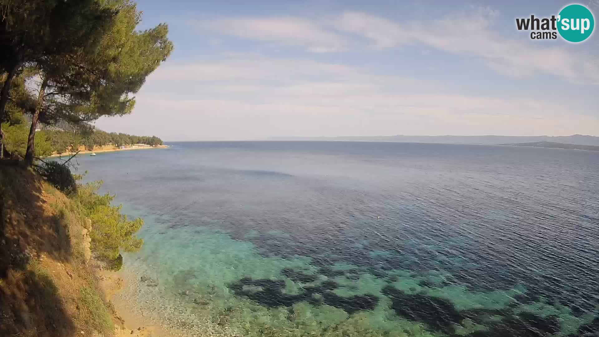Webcam plage Potočine Bol – Vue en direct sur Borak Beach, île de Brač