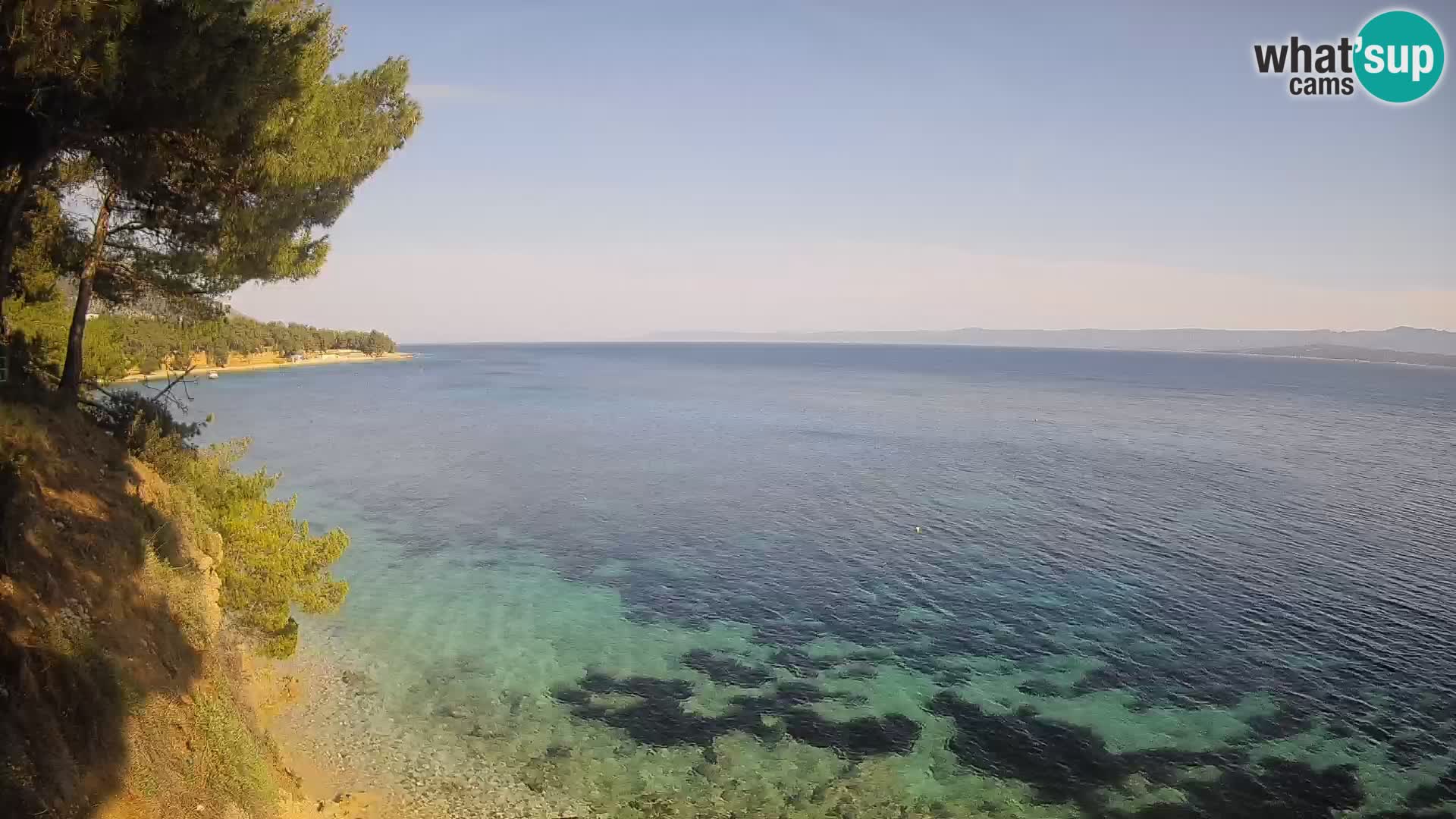 Webcam Strand Potočine Bol – Liveblick auf Borak Beach, Insel Brač