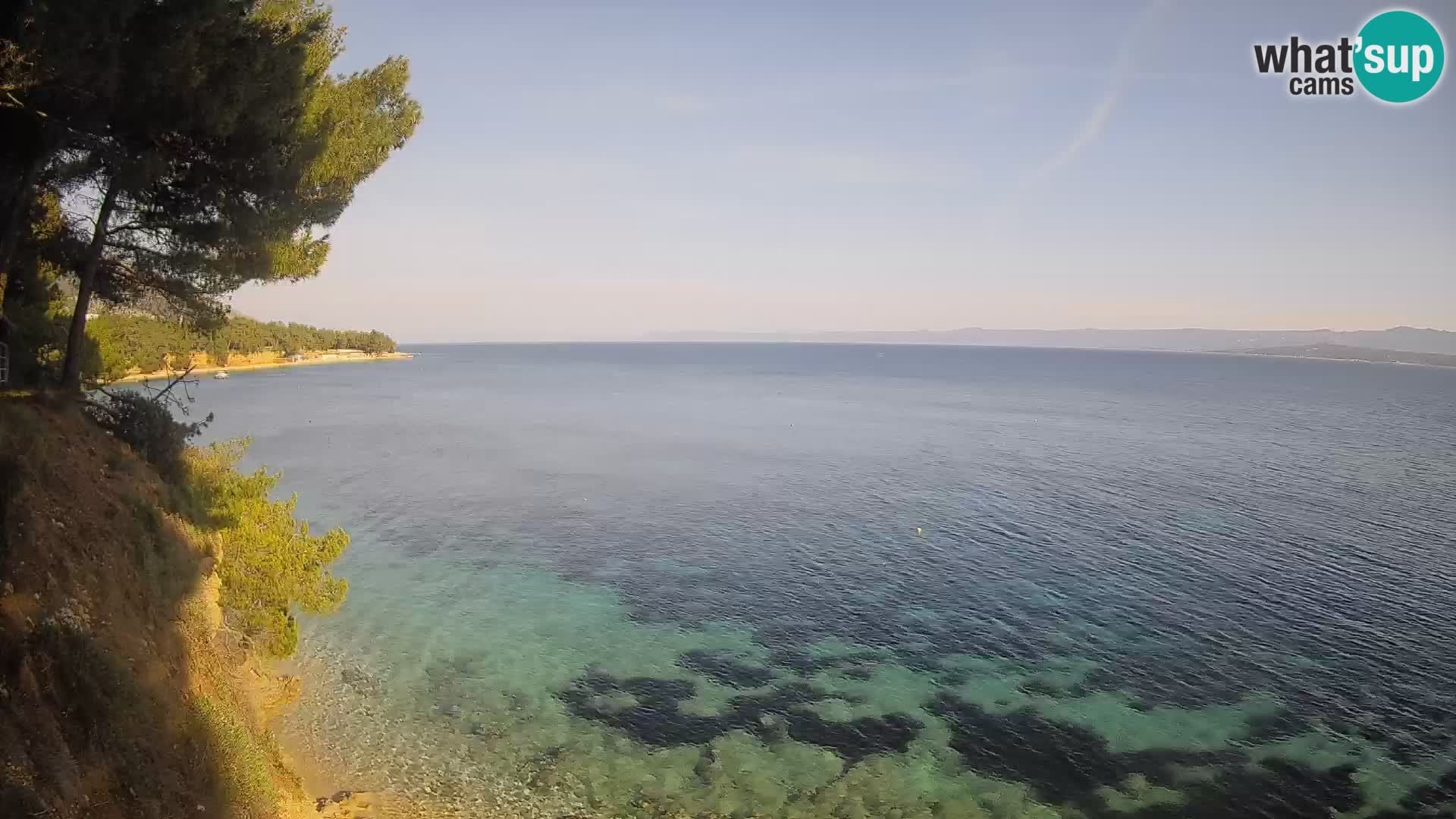 Webcam Playa Potočine Bol – Vista en vivo de Borak Beach, Isla de Brač