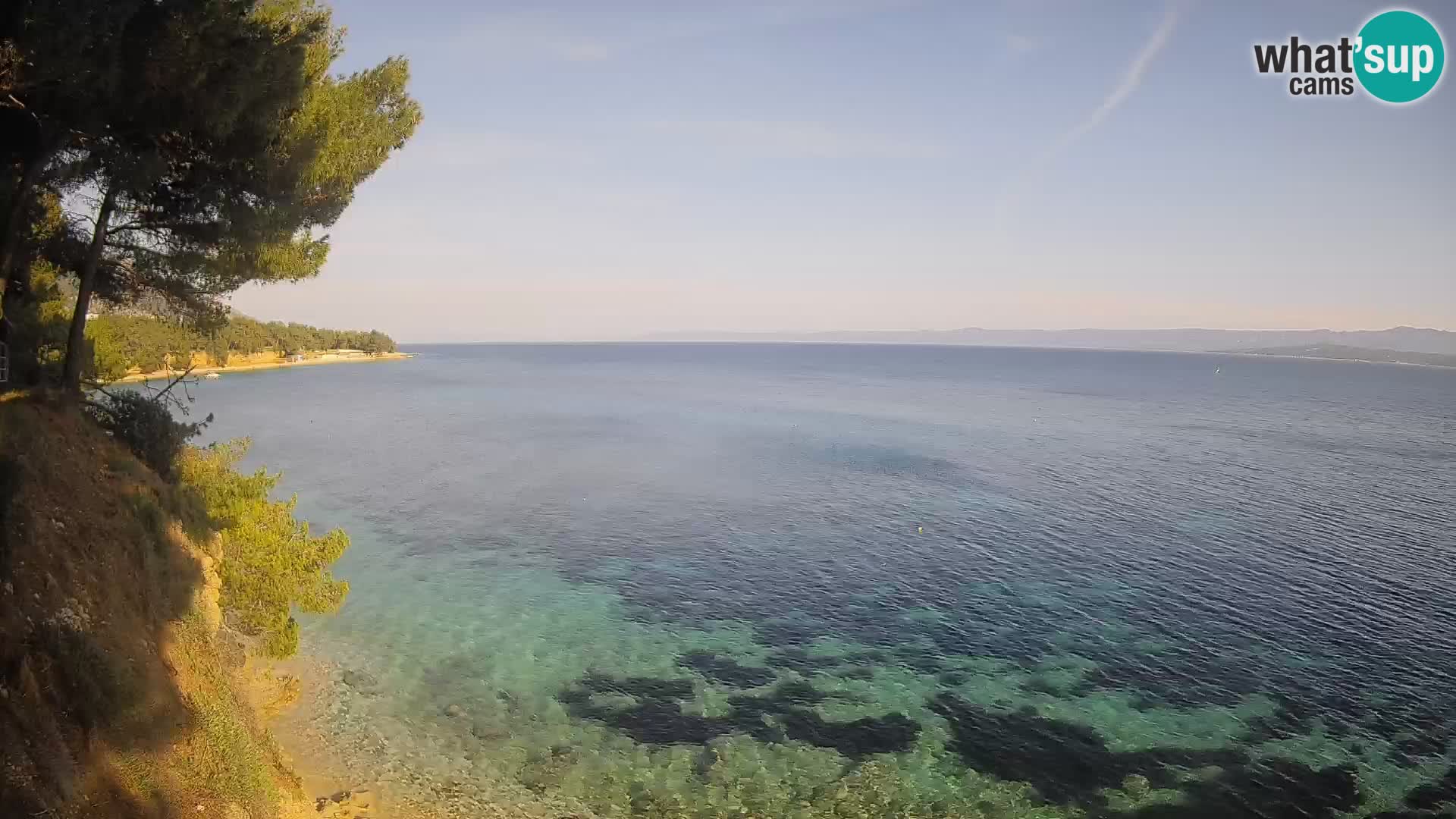Webcam Potočine Beach Bol – Live View of Borak Beach, Brač Island