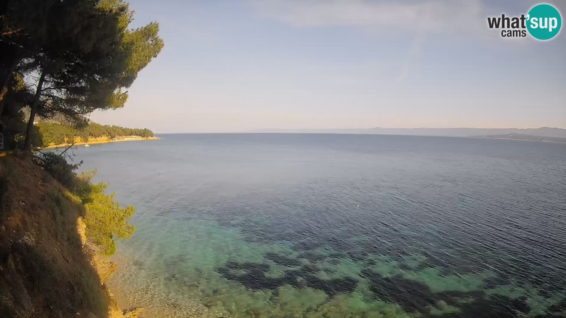 Webcam plage Potočine Bol – Vue en direct sur Borak Beach, île de Brač