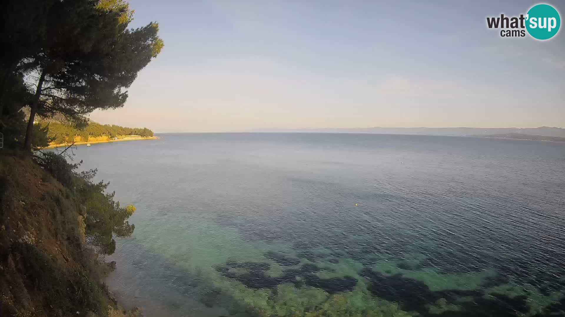 Webcam Strand Potočine Bol – Liveblick auf Borak Beach, Insel Brač