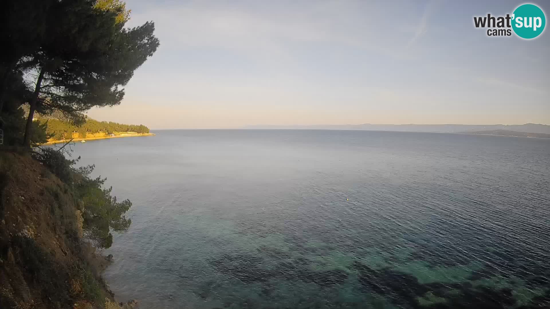 Webcam Strand Potočine Bol – Liveblick auf Borak Beach, Insel Brač
