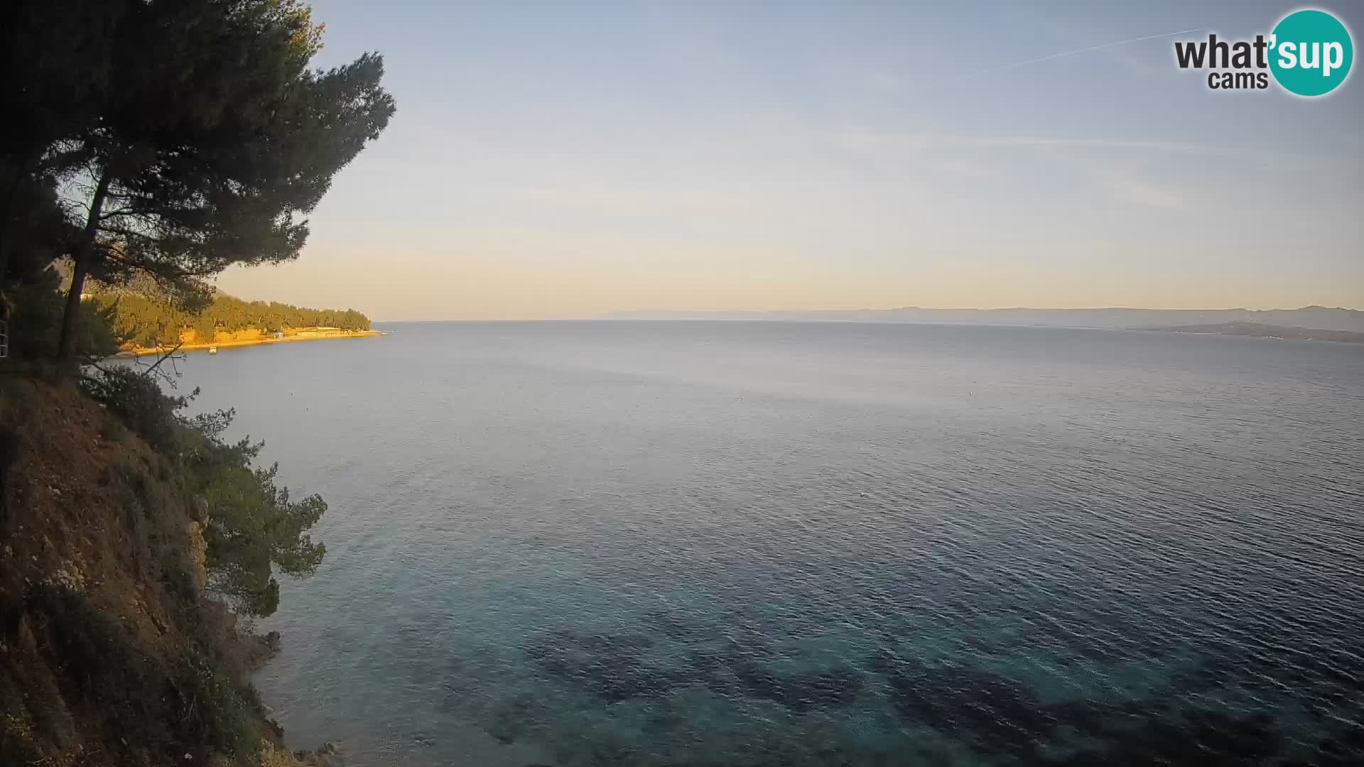 Web kamera Potočine Bol – Pogled uživo na plažu Borak, otok Brač