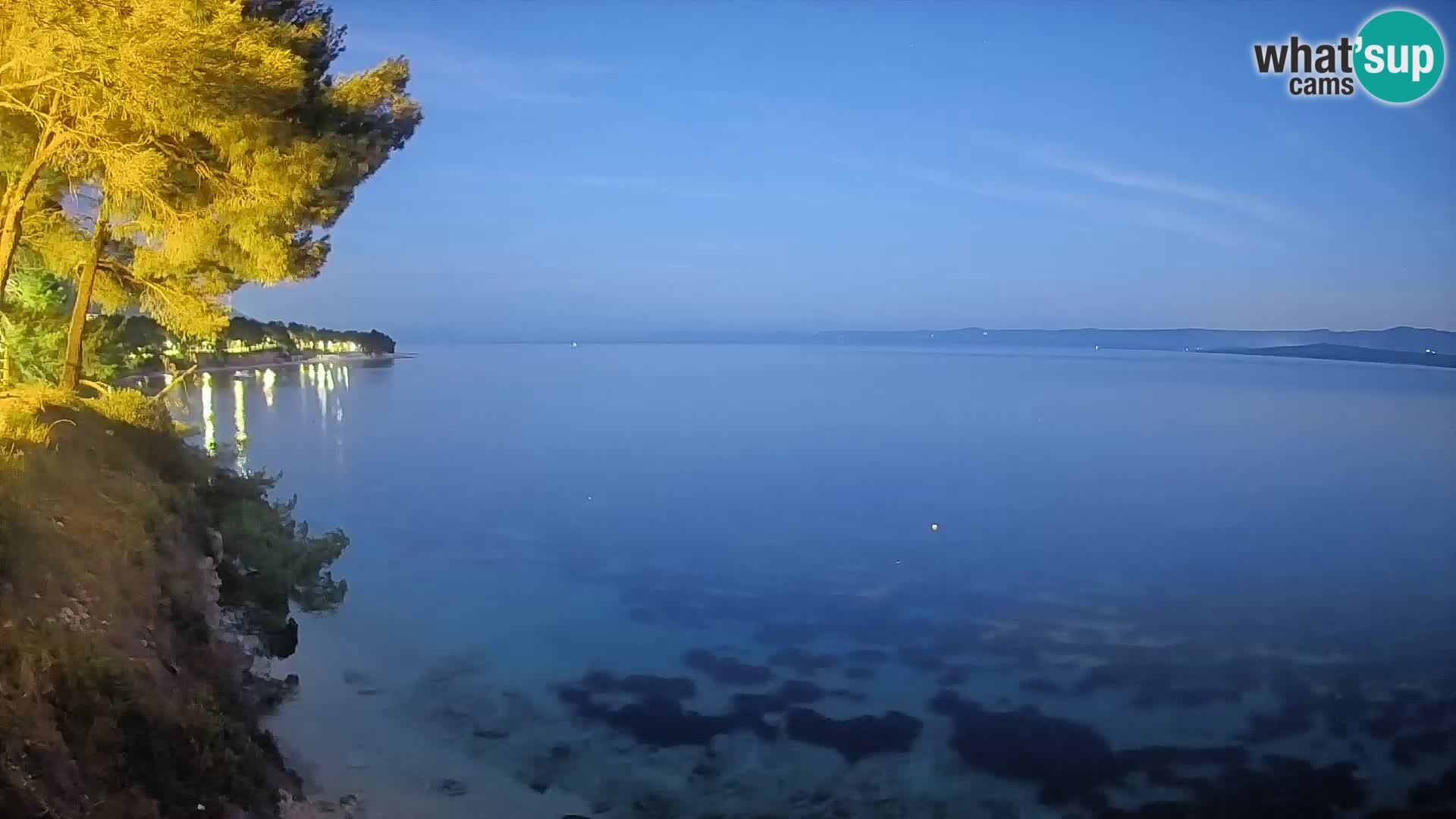 Webcam Strand Potočine Bol – Liveblick auf Borak Beach, Insel Brač