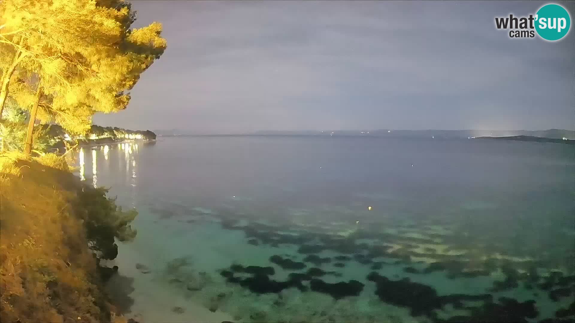 Webcam Playa Potočine Bol – Vista en vivo de Borak Beach, Isla de Brač